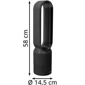 Produktbild für Ventilator Hansa AM-016, anthrazit, 58cm