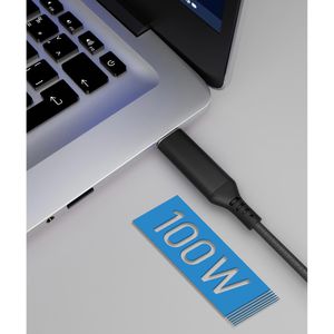 Produktbild für Ladekabel smrter Speedy100, anthrazit, 1m