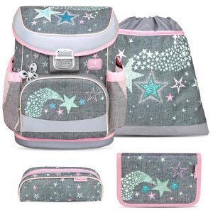 Schulranzen Belmil Mini-Fit, Shine Bright, 4-teilig