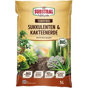 Produktbild für Blumenerde Substral Sukkulenten- &amp; Kakteenerde,Bio