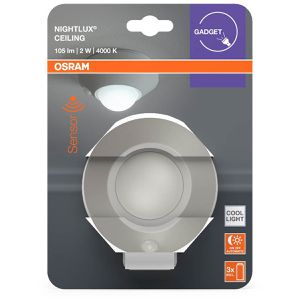 Produktbild für Nachtlicht OSRAM Nightlux Ceiling Silver LED, mit Batterie
