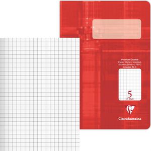 Produktbild für Schulheft Clairefontaine 331505C, Premium, ab 2. Klasse, A5