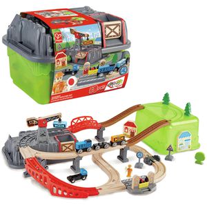 Produktbild für Spielzeugeisenbahn Hape E3764 Eisenbahn-Baukasten