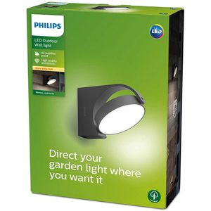 Produktbild für Wandleuchte Philips Mimosa, aus Aluminium, für außen (IP54)