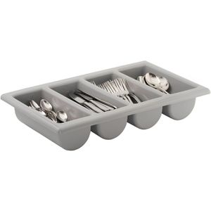 Produktbild für Besteckkasten APS 11955, grau, Kunststoff