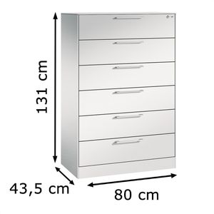 Produktbild für Karteischrank CP-Möbel Asisto C3000, für DIN A5