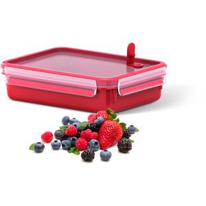 Produktbild für Mikrowellengeschirr Emsa Clip &amp; Micro, rot, aus Kunststoff