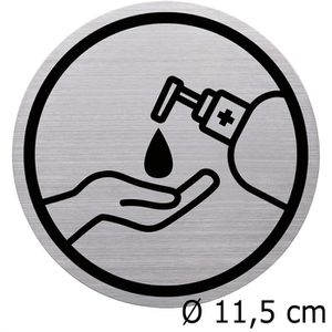 Produktbild für Hinweisschild Helit H62721, the badge, Edelstahl