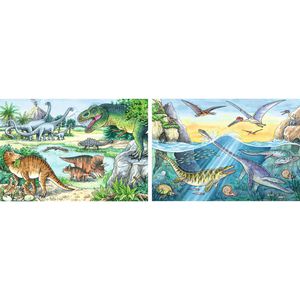 Produktbild für Puzzle Ravensburger Saurier und ihre Lebensräume