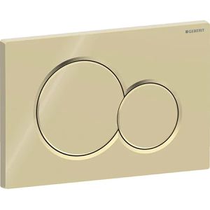 Produktbild für Betätigungsplatte Geberit Sigma01, aus Edelmessing, für WC