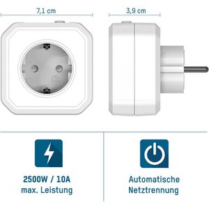 Produktbild für Zeitschaltuhr Ansmann AES1.2 ZeroWatt, digital