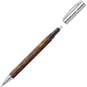 Produktbild für Drehbleistift Faber-Castell Ambition Cocos, braun/silber