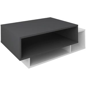 Produktbild für Couchtisch VCM Runila 918609, aus Holz, anthrazit