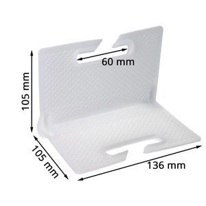 Produktbild für Kantenschutzwinkel Kerbl 37192, 137 x 90/90mm