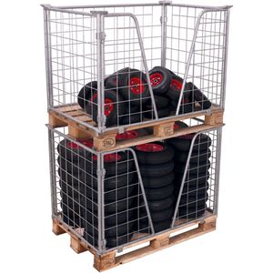 Produktbild für Palettenaufsatz VARIOfit Typ 63, vpa-080.024, verzinkter Stahl