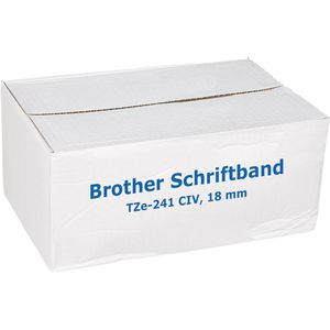 Produktbild für Schriftband Brother TZe-241 CIV, 18mm