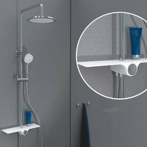 Produktbild für Duschsystem Schütte Aquastar, verchromt