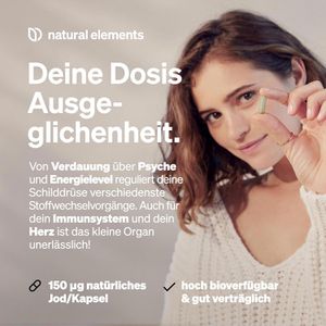 Produktbild für Jod natural-elements 365 Kapseln, BIO