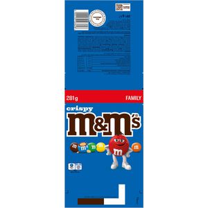 Produktbild für Schokobonbons M&amp;Ms Crispy, Family Pack