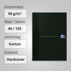 Produktbild für Notizbuch Oxford Office Book Essentials, Karton Hardcover