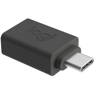 USB-Adapter Logitech 956-000005, schwarz