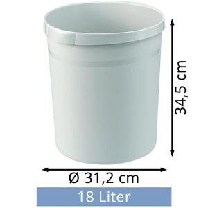 Produktbild für Papierkorb Han 18190-11, grau