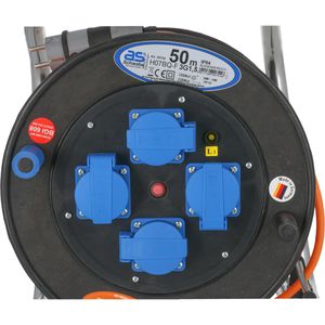 Produktbild für Kabeltrommel as-Schwabe 20742 Panzer-Vollgummi 50m