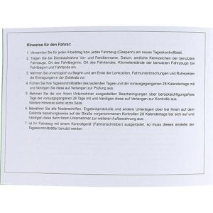 Produktbild für Kontrollbuch RNK 3095, A5 quer, 30 Blatt