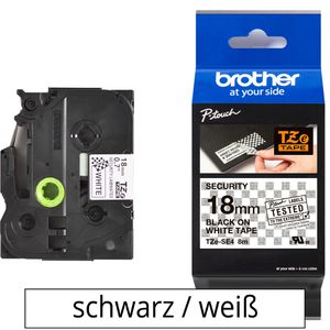 Schriftband Brother TZe-SE4, 18mm