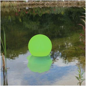 Produktbild für Wegeleuchte Heitronic Globo RGB, weiß, mit Solar