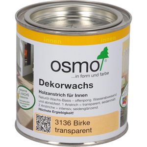 Produktbild für Holzlasur Osmo Dekorwachs transparent, 0,375l