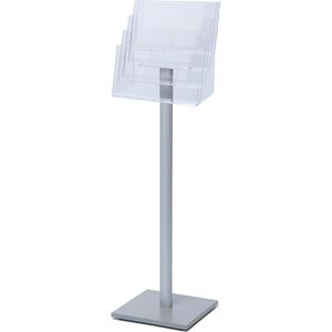 Produktbild für Prospekthalter Showdown-Displays MB4C330, silber