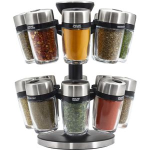 Gewürzkarussell Cole&Mason H121808, drehbar, mit 2 Ebenen