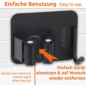 Produktbild für Gerätehalter ECENCE Besenhalter, 4 Stück