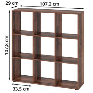Produktbild für Bücherregal Vicco Nove, dunkelbraun
