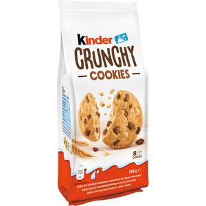 Kekse Kinder Crunchy Cookies mit Schokostückchen