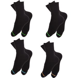 Produktbild für Socken Footstar Neon Glow, schwarz, 8 Paar