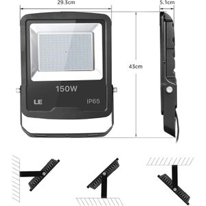 Produktbild für LED-Außenstrahler Lepro IP65 wasserdicht
