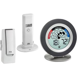 Thermo-Hygrometer TFA WeatherHub Cosy Radar, digial, Set