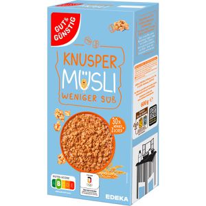 Müsli Gut&Günstig Knusper weniger süß