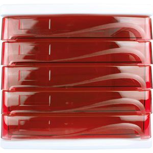 Produktbild für Schubladenbox Helit H6129420, the wave, A4