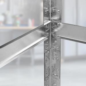 Produktbild für Reifenregal Monzana 104365, silber, für 8 Reifen