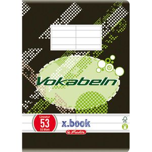 Produktbild für Vokabelheft Herlitz x-book, 413682, A6