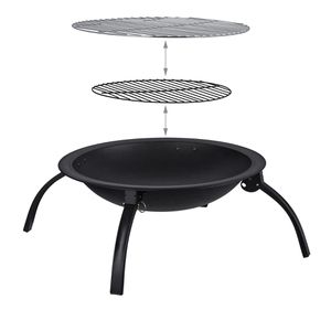 Produktbild für Feuerschale Relaxdays 10026546 XL, aus Stahl