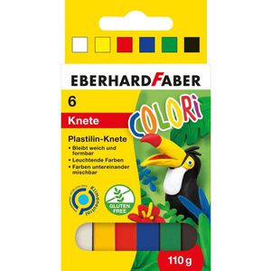 Knete Eberhard-Faber 572006 Colori, 6 Stangen
