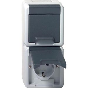 Steckdose Gira 478030, IP44, Aufputz