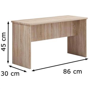 Produktbild für Esstisch VCM Esal XL,914446 sonoma eiche, 3-teilig