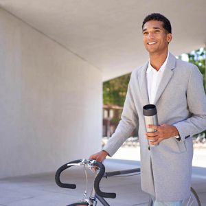 Produktbild für Thermobecher Emsa Travel Mug N2021900, silber