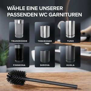 Produktbild für WC-Bürstenkopf ovimar Vejro 81004237, schwarz, 3 Stück