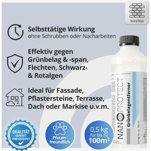 Produktbild für Grünbelagentferner Nanoprotect 242006